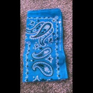Bright Blue Bandanna
